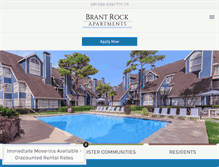 Tablet Screenshot of brantrockapartments.com